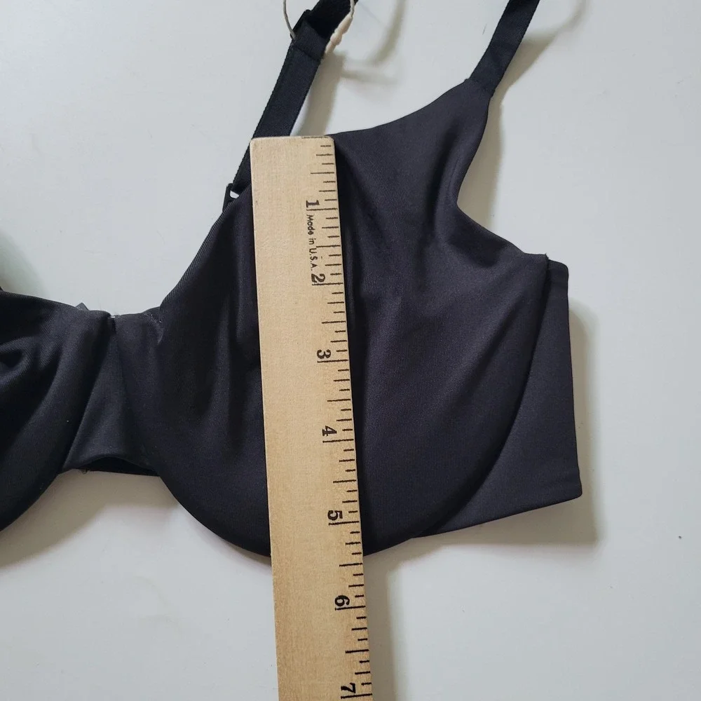 Skims Full Coverage Bikini Top‎ 4 B Cup Black Underwire Recycled Swim Beachy